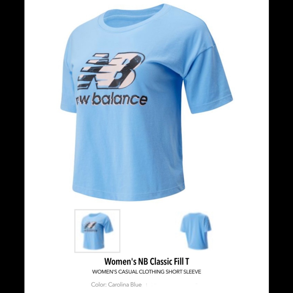 🌸New Balance Crop Athletic Shirt💫